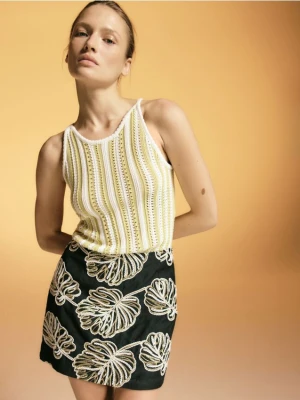 Reserved - Ażurowy top - wielobarwny