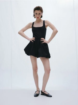 Reserved - Baleriny z odkrytą piętą - czarny