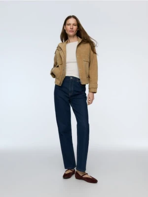 Reserved - Baleriny z owczej skóry - brązowy