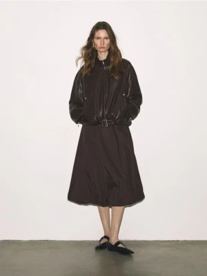 Reserved - Baleriny z owczej skóry - czarny