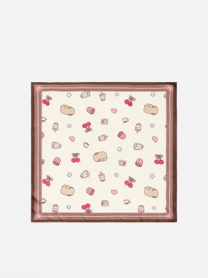 Reserved - Bandana Pusheen - złamana biel