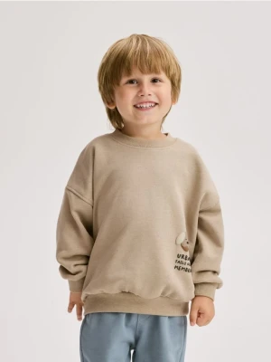 Zdjęcie produktu Reserved - Bawełniana bluza - brązowy