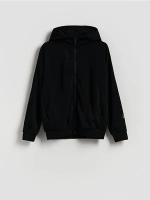 Reserved - Bawełniana bluza - czarny