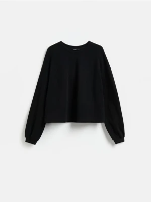 Reserved - Bluza z bawełną - czarny