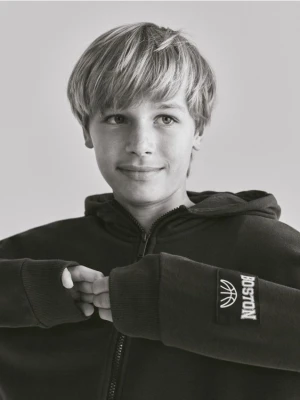 Zdjęcie produktu Reserved - Bawełniana bluza - granatowy