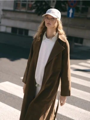 Reserved - Bawełniana bluza - jasnoszary