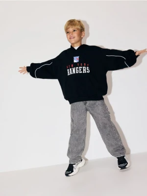 Reserved - Bawełniana bluza NHL New York Rangers - czarny