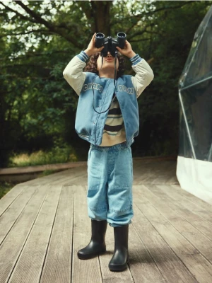 Reserved - Bawełniana bluza oversize - złamana biel