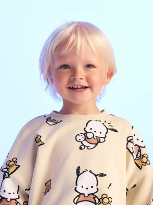 Reserved - Bawełniana bluza Pochacco - beżowy