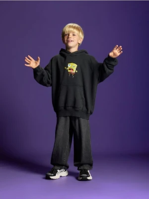 Reserved - Bawełniana bluza SpongeBob - czarny