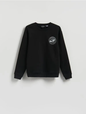 Reserved - Bawełniana bluza SUPERMAN™ - czarny