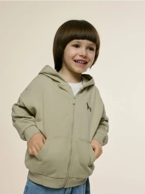 Zdjęcie produktu Reserved - Bawełniana bluza z kapturem - beżowy