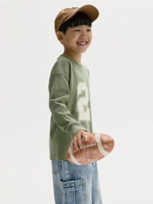 Reserved - Bawełniana czapka z daszkiem - brązowy