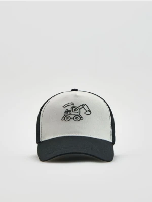 Reserved - Bawełniana czapka z daszkiem - wielobarwny