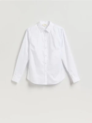 Reserved - Bawełniana koszula - biały