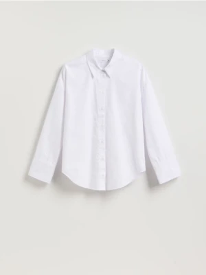 Reserved - Bawełniana koszula - biały