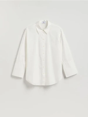 Reserved - Bawełniana koszula - biały