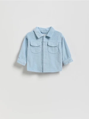 Reserved - Bawełniana koszula - jasnoniebieski