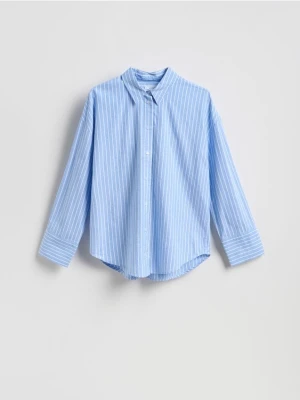 Reserved - Bawełniana koszula - jasnoniebieski