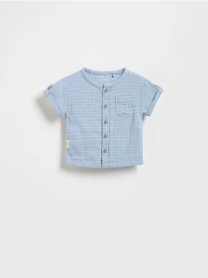 Reserved - Bawełniana koszula - jasnoniebieski