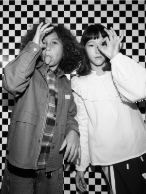 Reserved - Bawełniana koszula - morski