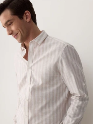 Zdjęcie produktu Reserved - Bawełniana koszula regular fit - beżowy