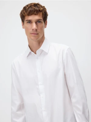 Reserved - Bawełniana koszula regular fit - biały