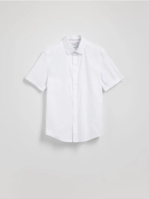 Reserved - Bawełniana koszula regular fit - biały