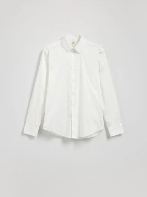 Reserved - Bawełniana koszula slim fit - biały