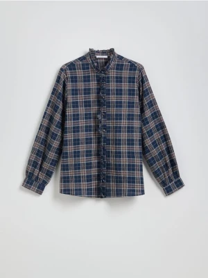 Reserved - Bawełniana koszula w kratę - wielobarwny