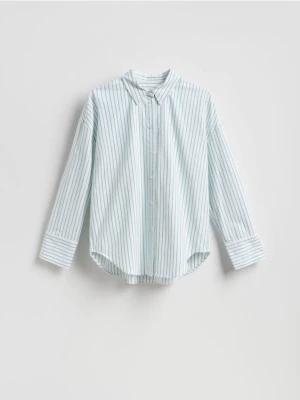 Reserved - Bawełniana koszula - zielony