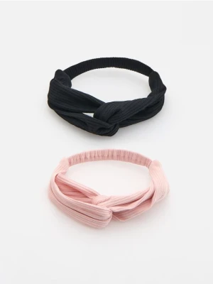 Reserved - Bawełniana opaska 2 pack - wielobarwny