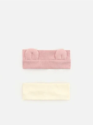 Reserved - Bawełniana opaska na głowę 2 pack - wielobarwny