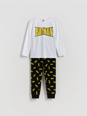Reserved - Bawełniana piżama Batman - biały