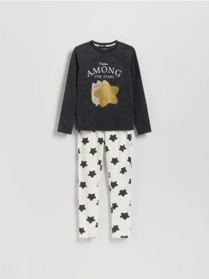 Reserved - Bawełniana piżama Pusheen - wielobarwny