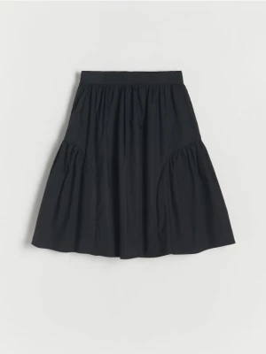 Reserved - Bawełniana spódnica - czarny
