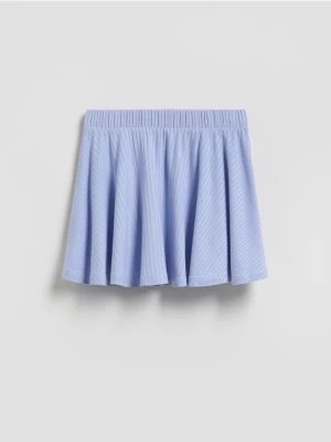Reserved - Bawełniana spódnica - jasnoniebieski