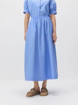 Zdjęcie produktu Reserved - Bawełniana spódnica midi - niebieski