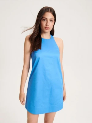 Reserved - Bawełniana sukienka - jasnoniebieski