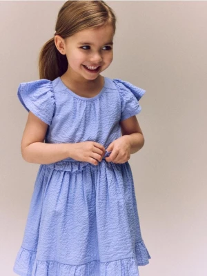 Reserved - Bawełniana sukienka - lawendowy