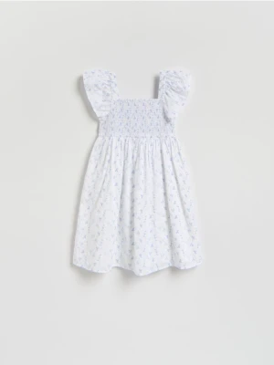 Reserved - Bawełniana sukienka - wielobarwny