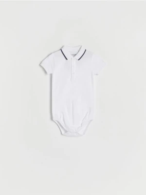 Reserved - Bawełniane body - biały