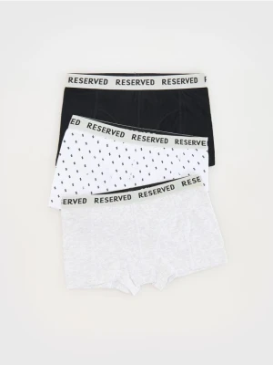 Zdjęcie produktu Reserved - Bawełniane bokserki 3 pack - biały