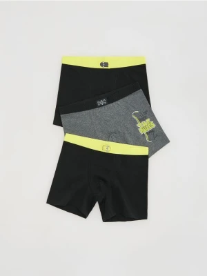 Reserved - Bawełniane bokserki 3 pack - czarny