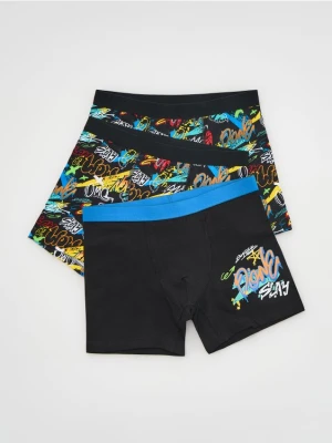 Reserved - Bawełniane bokserki 3 pack - czarny