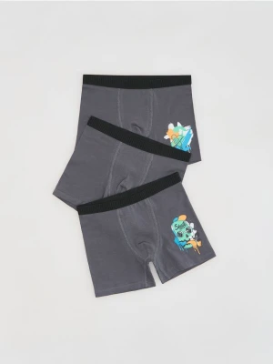 Reserved - Bawełniane bokserki 3 pack - niebieski