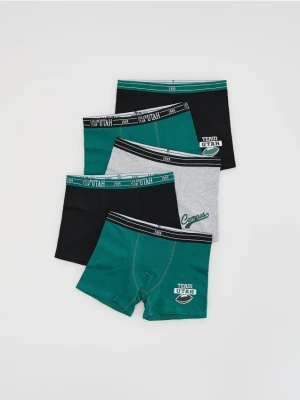 Reserved - Bawełniane bokserki 5 pack - ciemnozielony