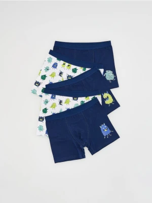 Reserved - Bawełniane bokserki 5 pack - granatowy
