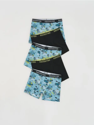 Reserved - Bawełniane bokserki 5 pack - jasnoniebieski