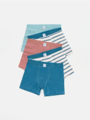 Reserved - Bawełniane bokserki 5 pack - morski